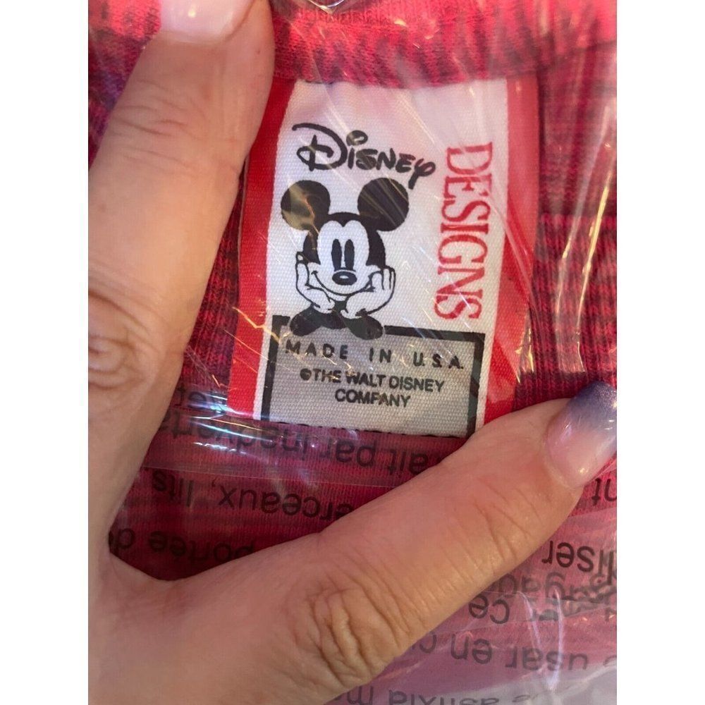 Vintage Disney Designs Mickey XL T Shirt Pink - Picture 5 of 8